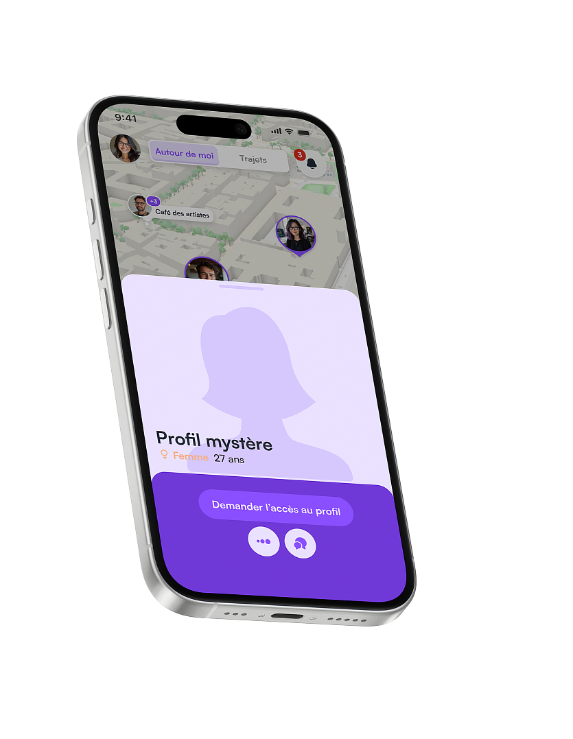 Reste discret avec le mode mystère